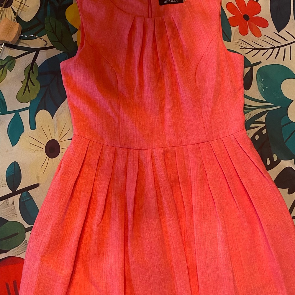 Charming Pink Sleeveless Ellen Tracy Dress